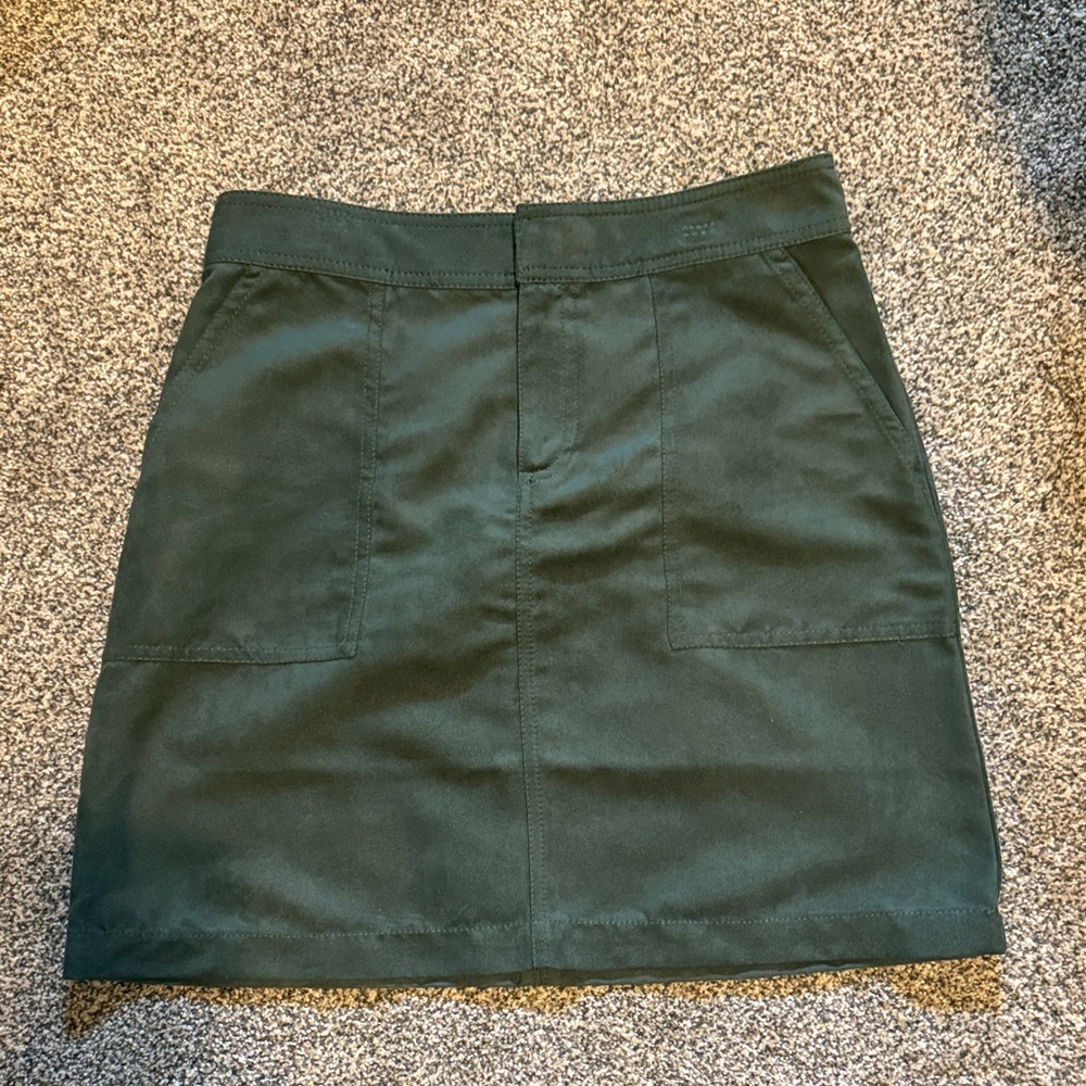 Banana Republic Dark Green Pencil Skirt